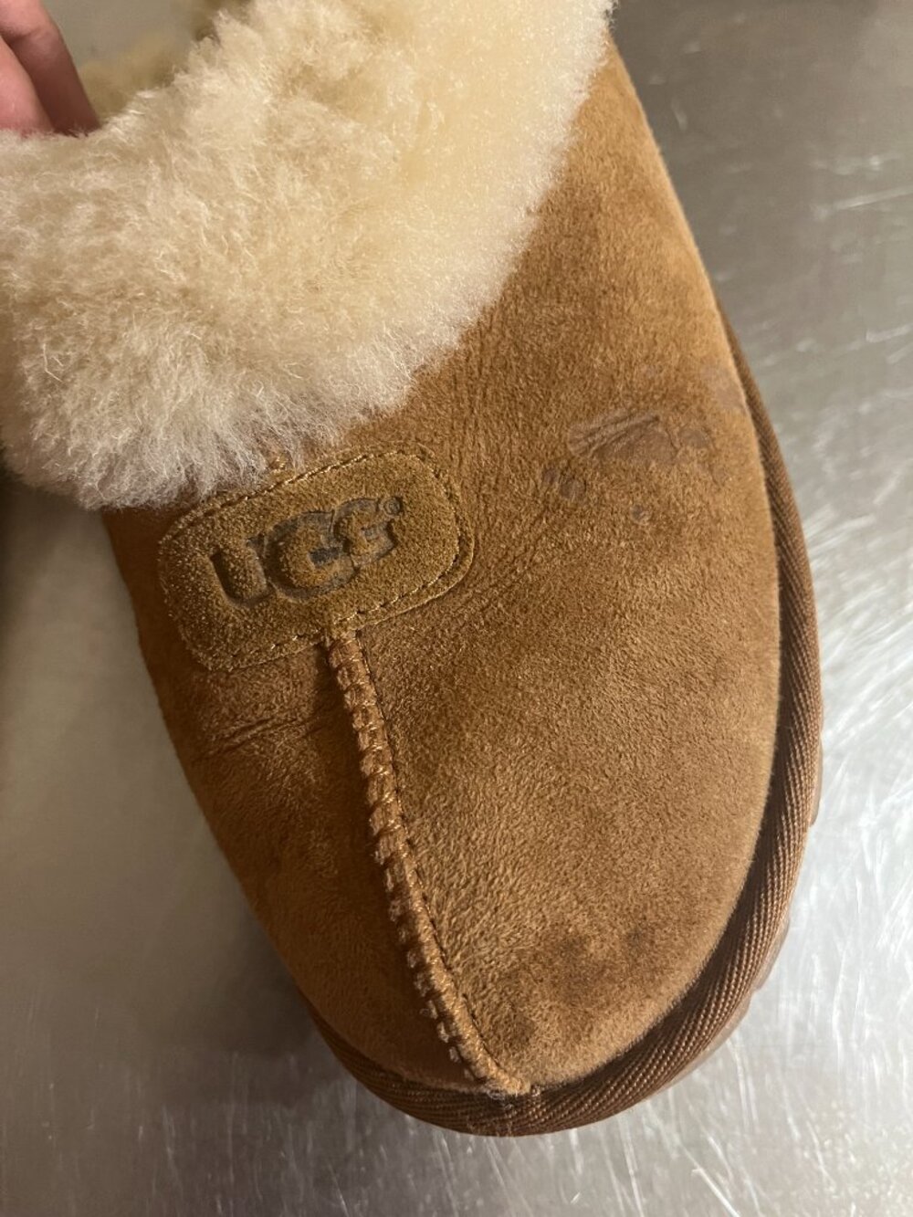 UGG Chestnut Coquette Fluppy Slippers Size US 9 - Picture 4 of 8